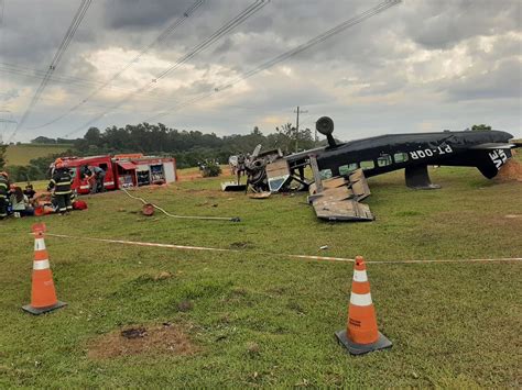 Dois morrem após avião paraquedistas fazer pouso de emergência em