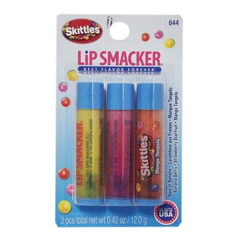 Brillo Labial Lip Smacker Skittles 3 Pzas Walmart