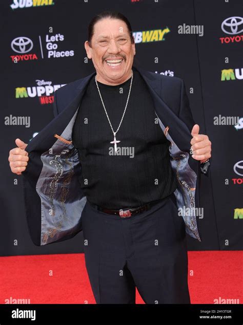 Danny Trejo attending the Muppets Most Wanted Los Angeles Premiere at the El Capitan theatre ...