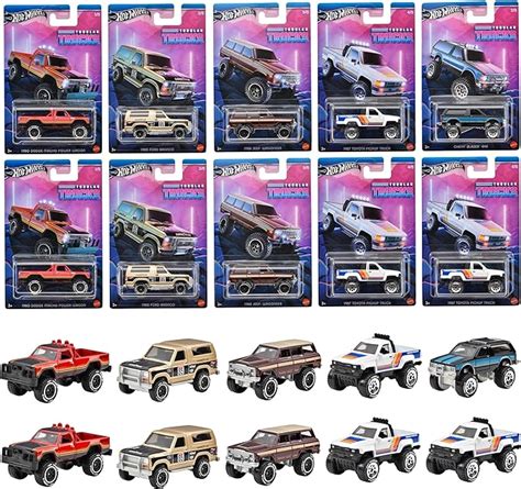 Amazon ホットウィール Hot Wheels テーマオートモーティブ アソート チューブラートラック 10台入り BOX販売 乗り物おもちゃ ミニカー 3歳から マルチ