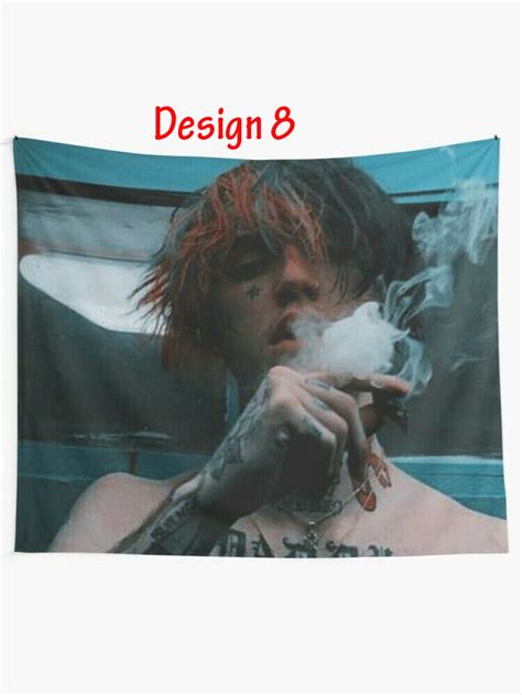 Lil Peep Poster Wall Tapestry Lil Peep Wall Hanging Lil Peep Etsy