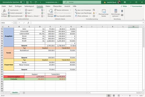 Excel Budgetplaner Erstellen So Geht S Global Financial Ch