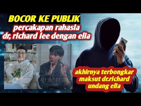 Akhirnya Bocor Ke PUBLIK Juga Rekaman Rahasia Percakapan Elia Dengan