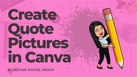 Create Quote Pictures In Canva YouTube