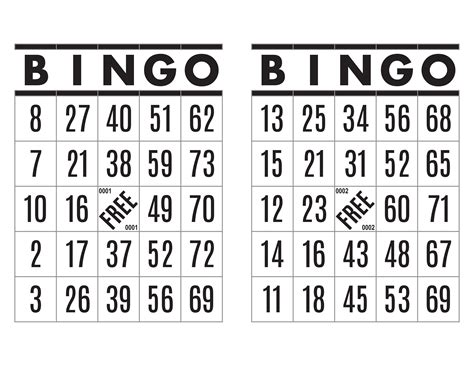 5000 Printable Bingo Cards Pdf Download 1 2 And 4 Per Page Fun Party Game Etsy Bingo