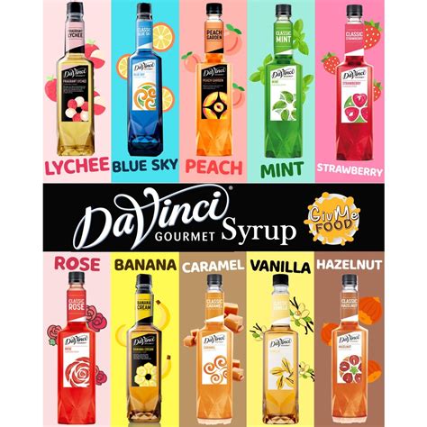 DaVinci Syrup 🍑 ดาวินชี่ ไซรัป 750 ml ไซรัปกาแฟ | Shopee Thailand