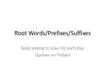 PPT Root Words Prefixes And Suffixes PowerPoint Presentation Free