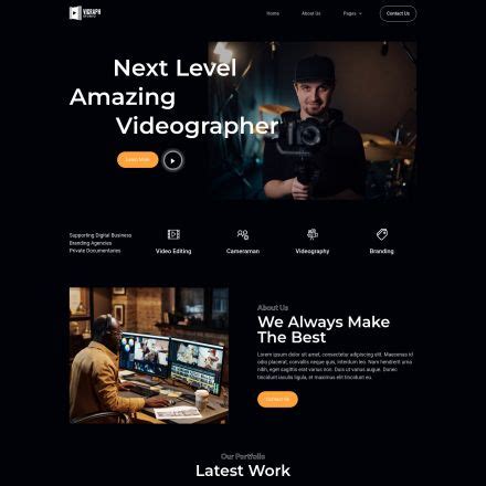 ThemeForest Vigraph V1 0 21 44082680 Video Studio Template For