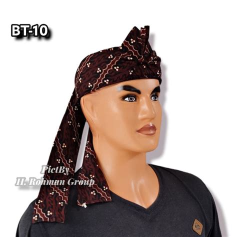 Jual TOPI BLANGKON JAWA SUNDA DEWASA MOTIF BATIK IKET KEPALA MOTIF