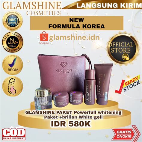 Jual Glamshine Paket Powerfull Whitening Series Glamshineofficial