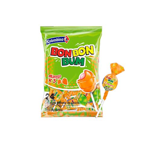 Bon Bon Bum Mango Colombina Paquete 24 Unidades