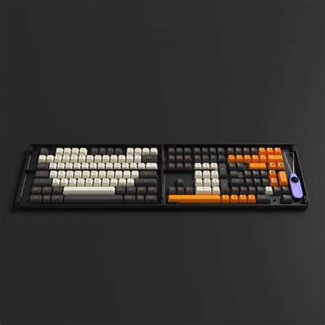 AKKO Carbon Retro ASA Low Keycap Set