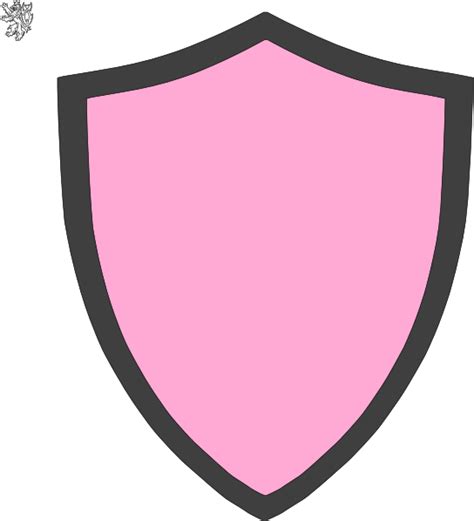 Transparent Shield Crest Png Shield Pink Png Clipart Full Size