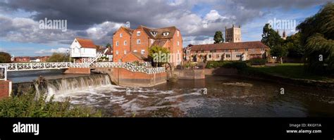 Restored Abbey Mill And Sluices Tewkesbury Gloucestershire Severn