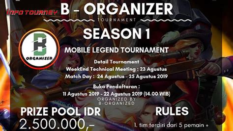 Turnamen Mobile Legends B Organizer Season 1