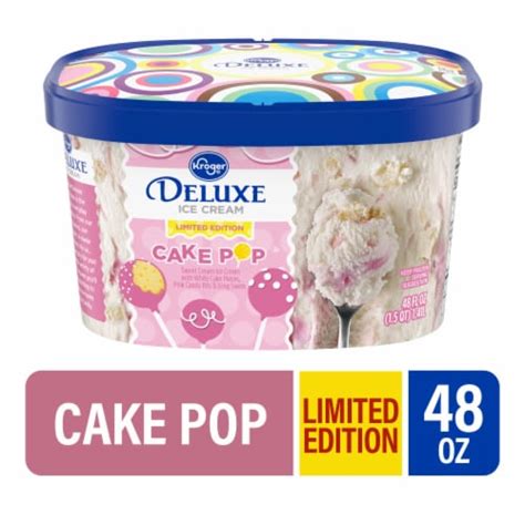 Kroger® Deluxe Cake Pop Ice Cream, 48 fl oz - Kroger