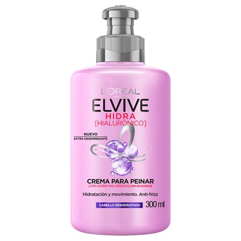 Crema Para Peinar L Oréal Elvive Hidra Rellenador Hialurónico