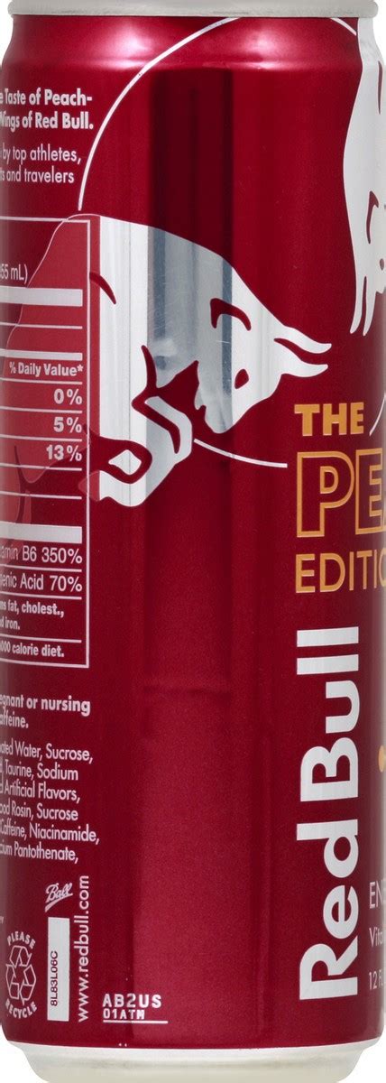 Red Bull Peach Edition Energy Drink 12 Fl Oz Shipt