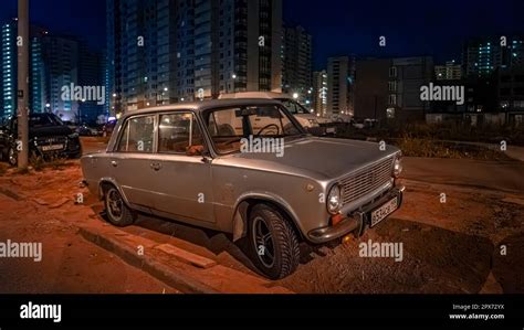 Moscow Russia Lada Zhiguli VAZ 2101 A Soviet Russian Car Produced