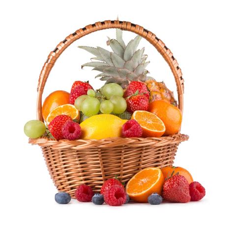 Fruits Dans Un Panier Image Stock Image Du Kiwi Plombs 64072677