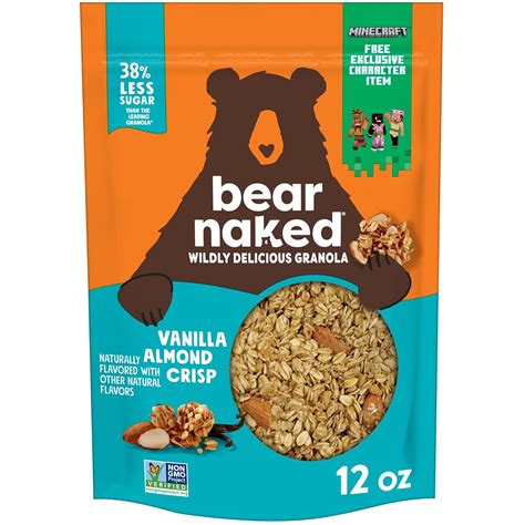 Bear Naked 100 Pure Natural Müsli Vanille Mandel Crunch 12 oz