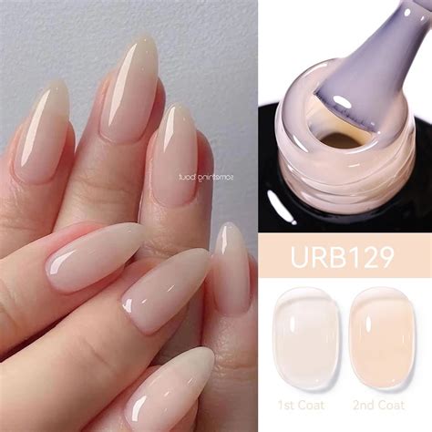 UR SUGAR Jelly Rubber Base Gel Polish Pink Nail Gel Nude White Soak Off UV Gel Semi Permanent