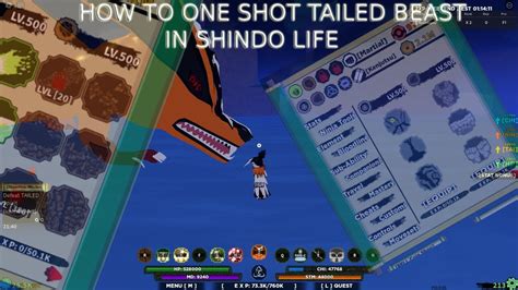 Shindo Life Best Farming Method For Tailed Beast Youtube