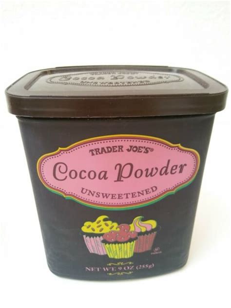 2 Pack Trader Joes Cocoa Powder Unsweetened 9 Oz Each Ebay