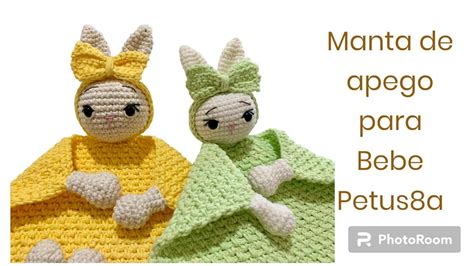 Como tejer Manta de apego para bebé Amigurumis by Petus YouTube