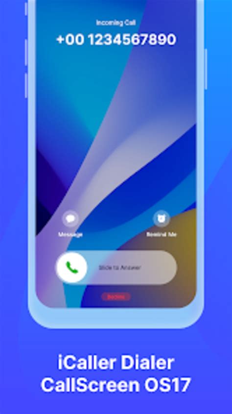 Icaller Dialer Callscreen Os17 Apk For Android Download