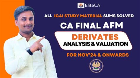 Derivatives Analysis Valuation Afm Ca Final Revision All Icai