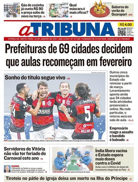 Rep Rter Paulo Maciel Jornal A Tribuna Capa Vit Ria Es F