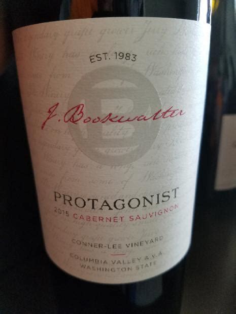 2015 J Bookwalter Cabernet Sauvignon Protagonist Usa Washington