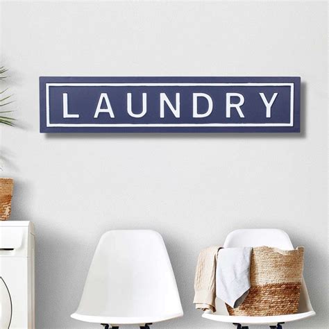 Ebern Designs Laundry Sign Wall Décor Wayfair