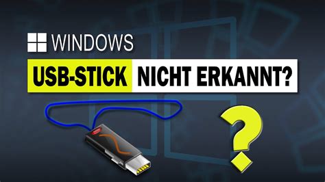 USB Stick wird unter Windows nicht erkannt EINFACH ERKLÄRT YouTube