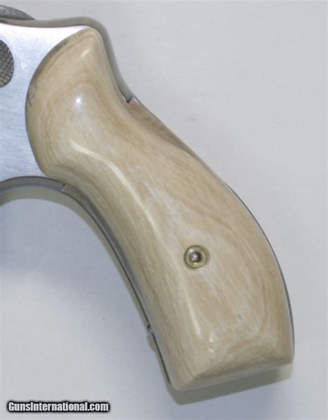 Smith Wesson N Frame Siberian Mammoth Ivory Grips Round Butt For Sale