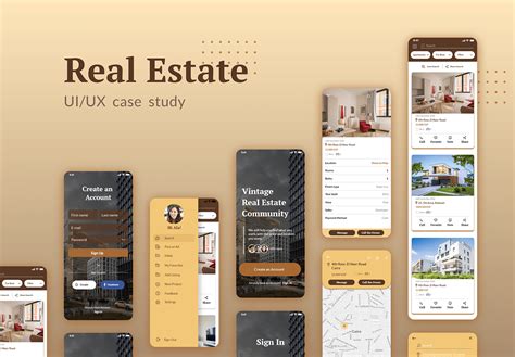 Real Estate App Ui Ux Case Study Behance