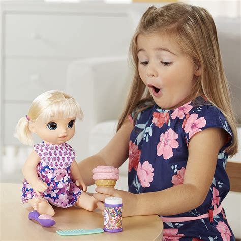 Hasbro Baby Alive Magical Scoops Baby Blonde C Mysterious Ice Cream