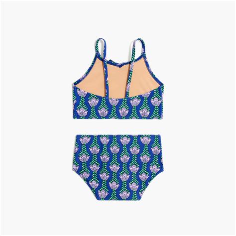 J Crew Girls Striped Bow Bikini Set Hamilton Place