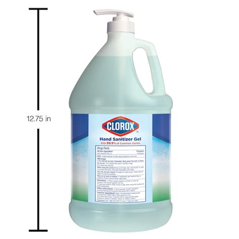 Clorox 128 Oz Aloe Hand Sanitizer Bottle Gel 2942500105 At