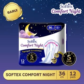 Jual Softex Comfort Night Cm S Shopee Indonesia