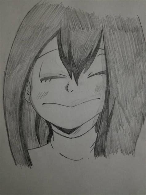 Tsuyu Asui smile by PhoenixDemon94 on DeviantArt