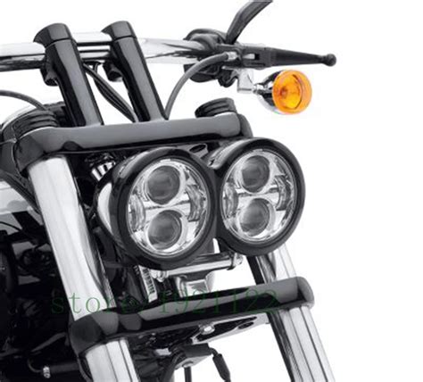 New For Harley Motos Led Headlight 5 Round For Harley Dyna Fat Bob Fxdf Cvo Dyna Fat Bob Fxdfs