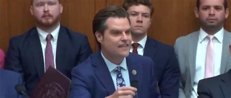 Matt Gaetz Goes Ballistic Over Fbi Director Dodging Dem Reps Question Over Warrantless Data