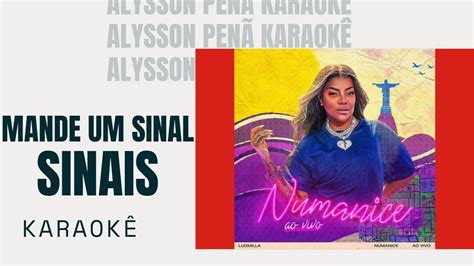 Karaok Ludmilla Mande Um Sinal Sinais Youtube