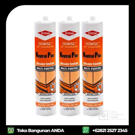 Jual Lem Material Serbaguna Silicone Sealant Dowsil Neutral Plus