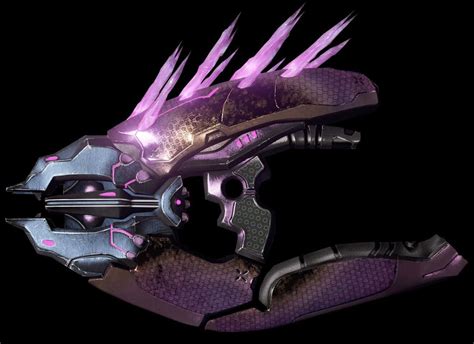 Download Halo Needler Weapon In Action Wallpaper