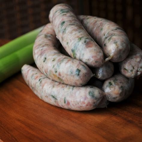 Buy Delicious Pork Leek Sausages BBQ Sausages Gourmet Link