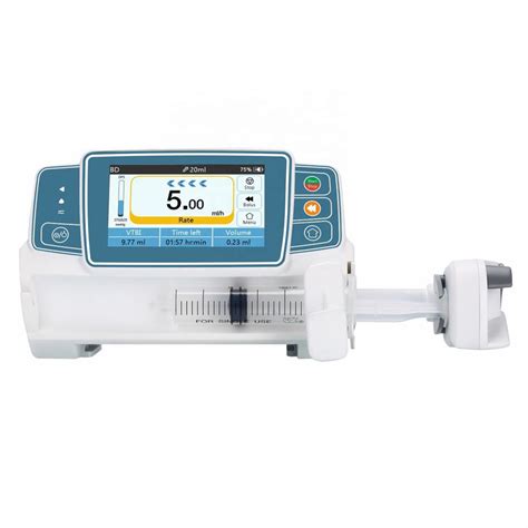 Medical Electric Syringe Pump Single Channel Micro Syringe Pump Machine