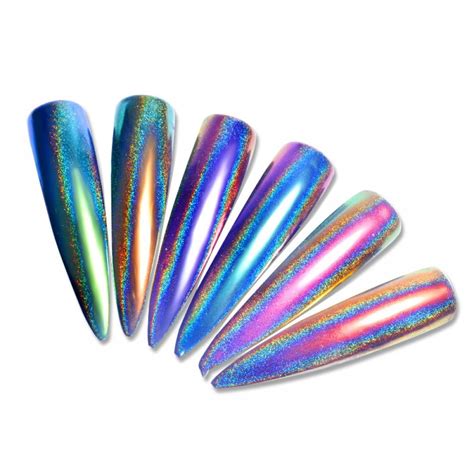 Peacock G Box Holographic Glitter Diy Holo Laser Nail Art Accessory